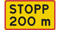 Avstånd till stopplikt