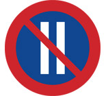 Förbud mot att parkera fordon på dag med jämnt datum