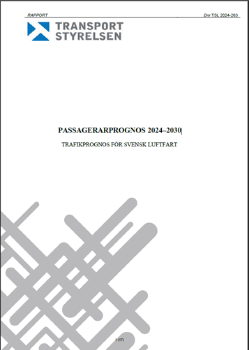 Passagerarprognos 2024-2030, höst