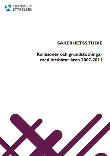 Kollisioner och grundstötningar med lotsbåtar åren 2007-2011